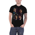 Black - Front - The Beatles Unisex Adult White Album Faces T-Shirt