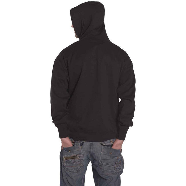 Black - Back - Marilyn Manson Unisex Adult Logo Pullover Hoodie