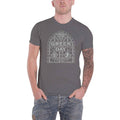 Charcoal Grey - Front - Green Day Unisex Adult Stained Glass T-Shirt