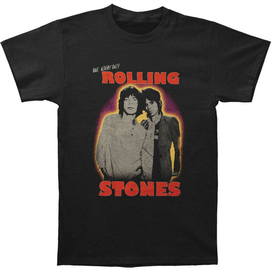 Black - Front - The Rolling Stones Unisex Adult Mick & Keith T-Shirt