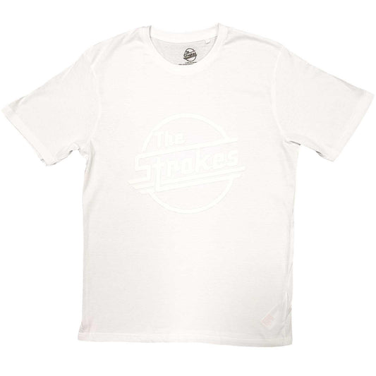 White - Front - The Strokes Unisex Adult OG Magna Cotton Hi-Build T-Shirt