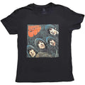 Black - Front - The Beatles Womens-Ladies Rubber Soul Album Cotton T-Shirt