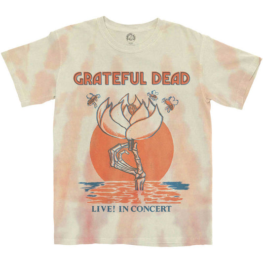 White - Front - Grateful Dead Unisex Adult Sugar Magnolia Tie Dye T-Shirt