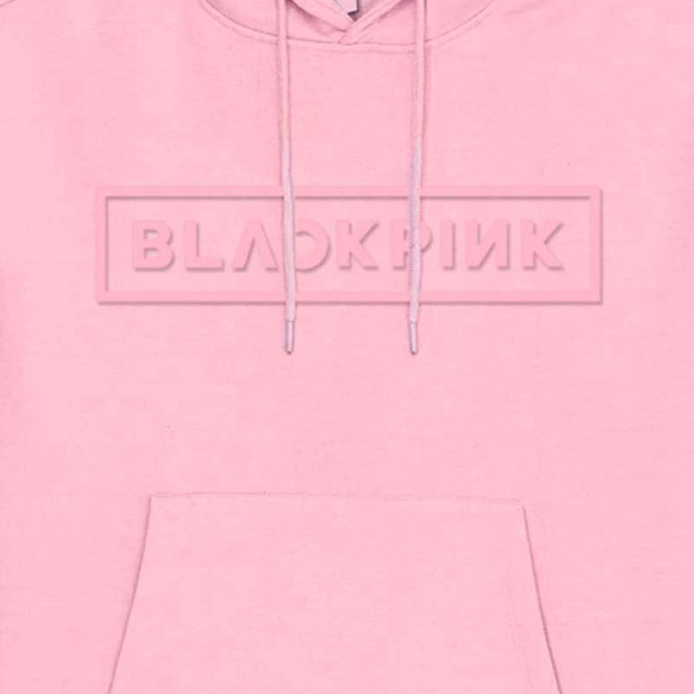 Pink - Back - BlackPink Unisex Adult Logo Hoodie