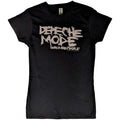 Black - Front - Depeche Mode Womens-Ladies People Are People T-Shirt