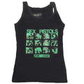 Black - Front - Sex Pistols Womens-Ladies Pretty Vacant Cotton Tank Top