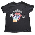 Black - Front - The Rolling Stones Womens-Ladies Sixty Rainbow Hi-Build T-Shirt