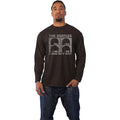 Black - Front - The Beatles Unisex Adult Hard Days Night Back Print Long-Sleeved T-Shirt