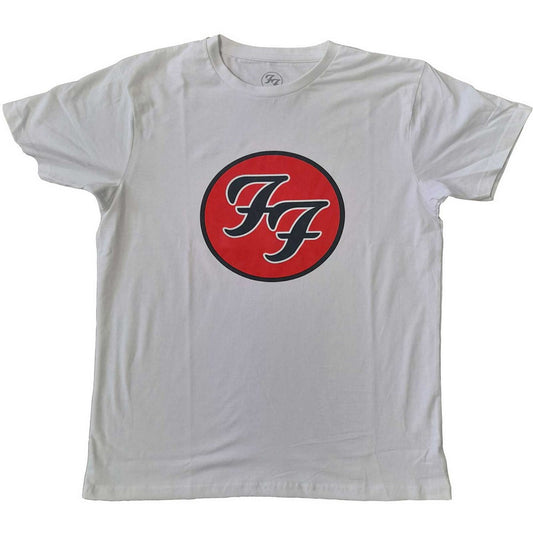 White - Front - Foo Fighters Unisex Adult Logo T-Shirt