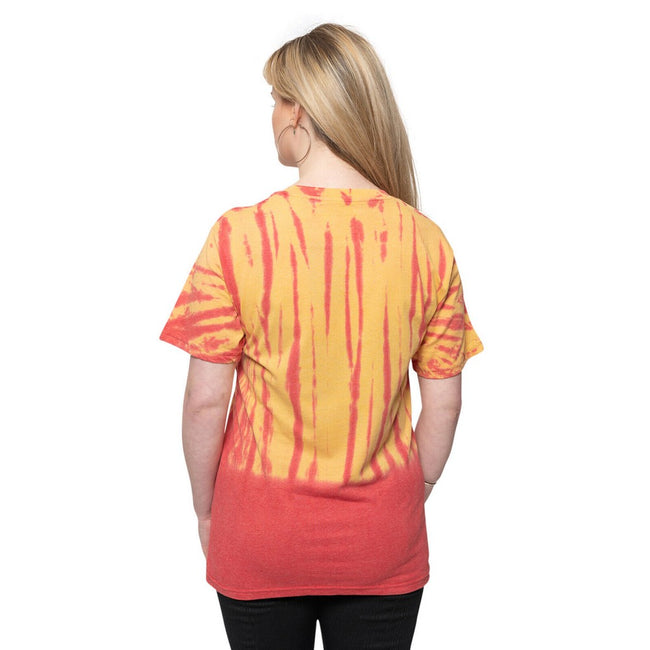 Orange - Back - The Doors Unisex Adult Light My Fire Tie Dye T-Shirt