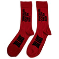 Red - Back - Yungblud Unisex Adult Occupy The UK Socks