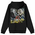Black - Back - Iron Maiden Unisex Adult Number Of The Beast Album Logo Hoodie
