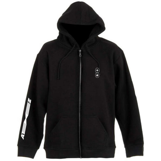Black - Front - ATEEZ Unisex Adult Fellowship Tour Euro Full Zip Hoodie
