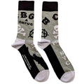 Black-Grey-White - Front - CBGB Unisex Adult Logo Socks