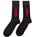 Black-Red - Back - Slipknot Unisex Adult Tribal Sigil Socks