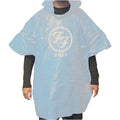White - Front - Foo Fighters Unisex Adult Black FF Poncho