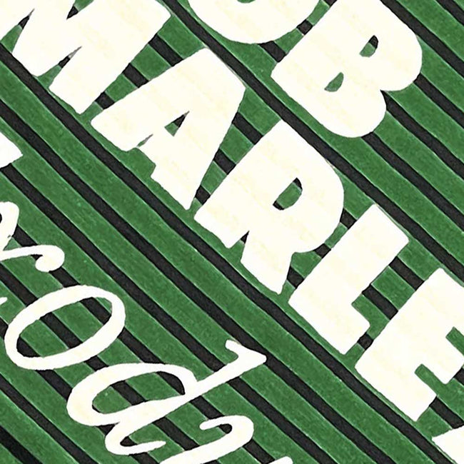 Black-Green - Back - Bob Marley Unisex Adult Exodus Striped T-Shirt