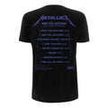 Black - Back - Metallica Unisex Adult Ride The Lightning Tracks Back Print T-Shirt