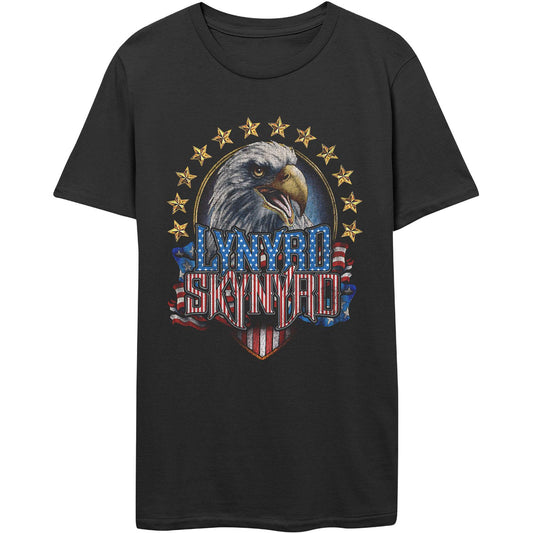 Black - Front - Lynyrd Skynyrd Unisex Adult Eagle Cotton T-Shirt