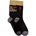 Black-Grey-Gold - Front - The Godfather Unisex Adult Logo Ankle Socks