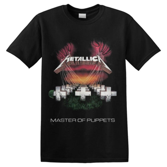 Black - Front - Metallica Unisex Adult Master Of Puppets European Tour ´86 Back Print T-Shirt