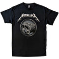 Black - Front - Metallica Unisex Adult Black Album Poster T-Shirt