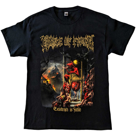 Black - Front - Cradle Of Filth Unisex Adult Existence Is Futile T-Shirt