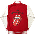 Red-White - Back - The Rolling Stones Unisex Adult Classic Tongue Varsity Jacket