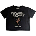 Black - Front - My Chemical Romance Womens-Ladies The Black Parade Crop Top