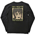 Black - Back - Type O Negative Unisex Adult I Don´t Wanna Be Me Cotton Long-Sleeved T-Shirt