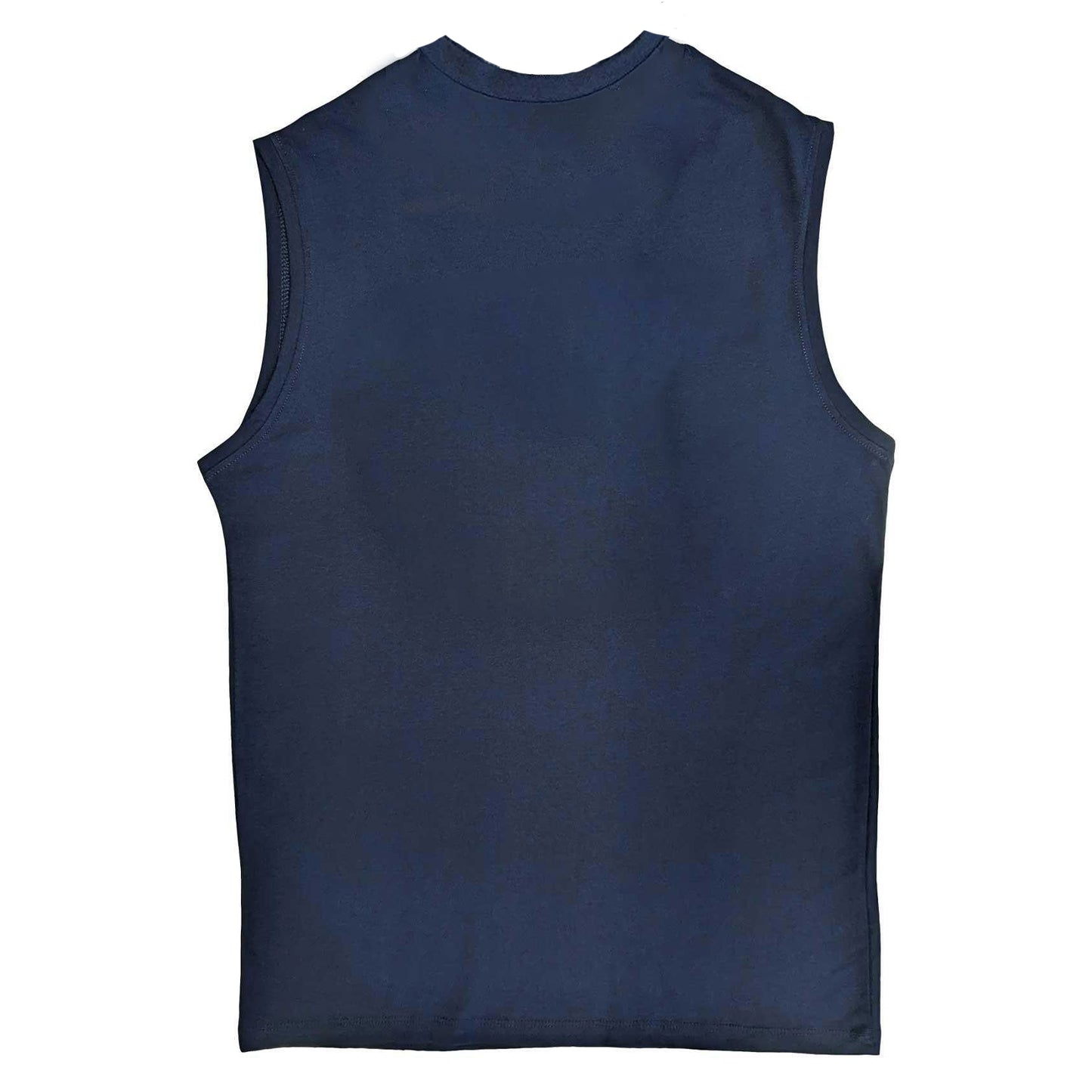Navy Blue - Back - Wu-Tang Clan Unisex Adult Logo Cotton Vest Top