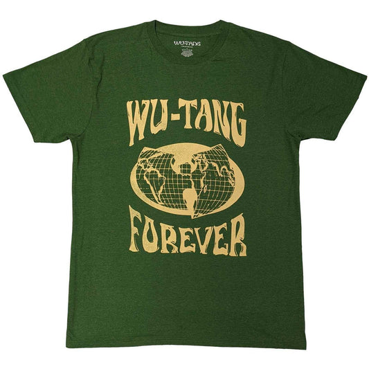 Green - Front - Wu-Tang Clan Unisex Adult Forever T-Shirt