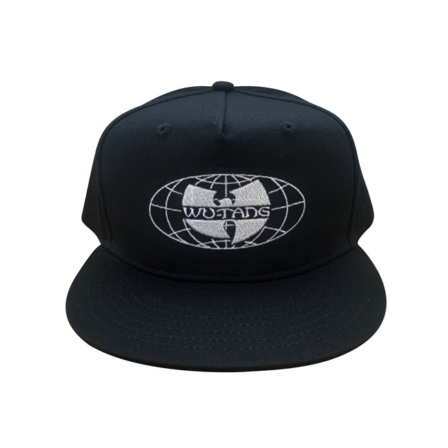 Black - Back - Wu-Tang Clan Unisex Adult World Wide Snapback Cap