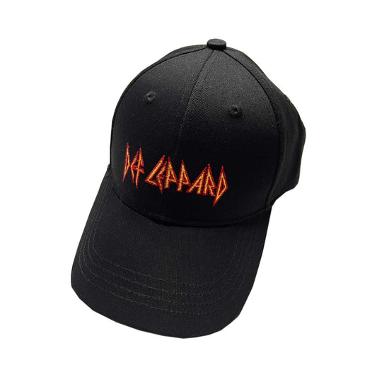 Black - Front - Def Leppard Unisex Adult Logo Baseball Cap