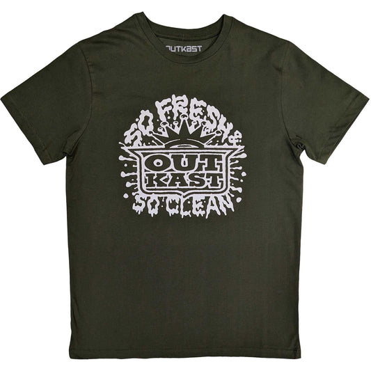 Green - Front - Outkast Unisex Adult So Fresh T-Shirt