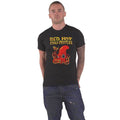 Black - Side - Red Hot Chilli Peppers Unisex Adult Octopus T-Shirt