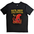 Black - Front - Red Hot Chilli Peppers Unisex Adult Octopus T-Shirt