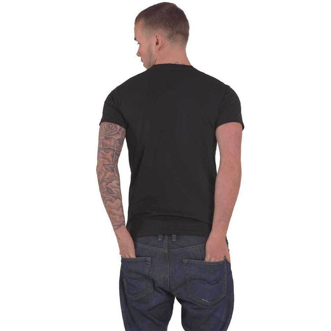 Black - Back - Blink 182 Unisex Adult Six Arrow Skull T-Shirt