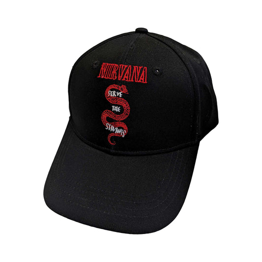 Black - Front - Nirvana Unisex Adult Serve The Servants Baseball Cap