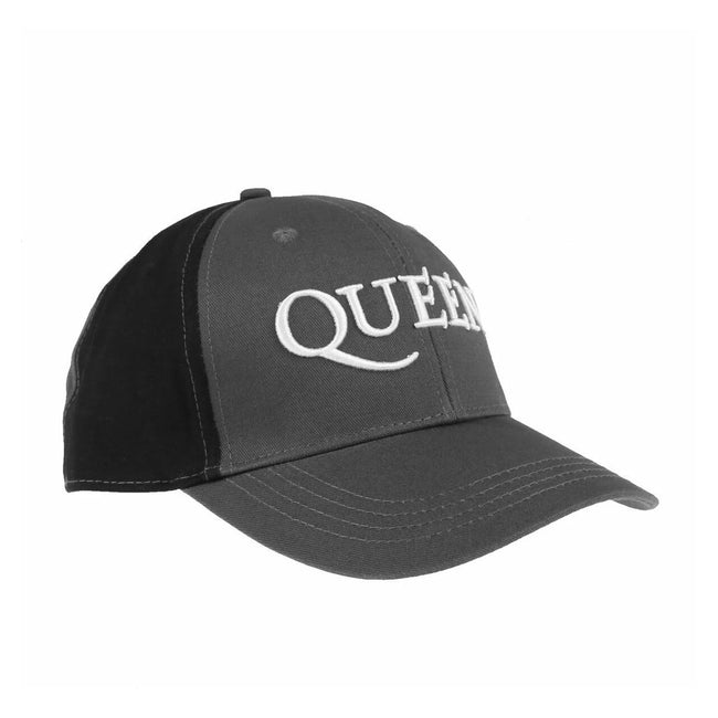 Charcoal Grey-Black - Back - Queen Unisex Adult Two Tone Logo Baseball Cap