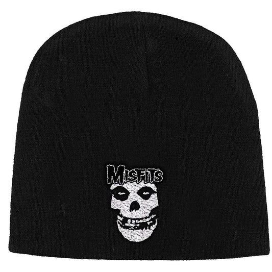 Black - Front - Misfits Unisex Adult Logo & Fiend Beanie