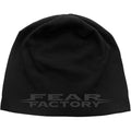 Black - Front - Fear Factory Unisex Adult Logo Beanie
