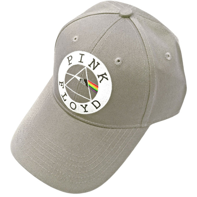 Sand-White - Side - Pink Floyd Unisex Adult Circle Logo Baseball Cap