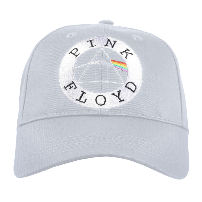 White - Front - Pink Floyd Unisex Adult Circle Logo Baseball Cap