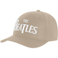 Sand - Front - The Beatles Unisex Adult Drop T Logo Baseball Cap
