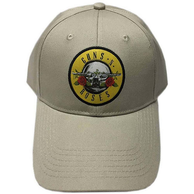 Sand - Front - Guns N Roses Unisex Adult Circle Logo Baseball Cap