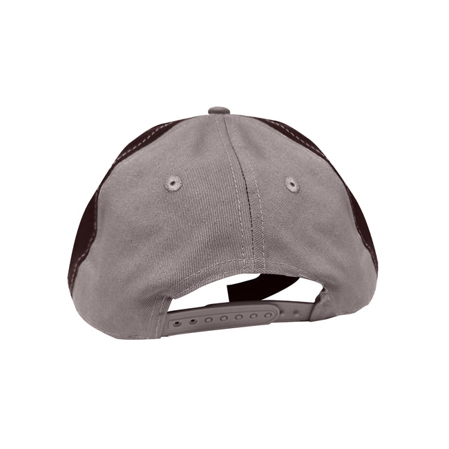 Charcoal Grey-Black - Back - The Rolling Stones Unisex Adult Tongue Two Tone Baseball Cap