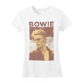 White - Front - David Bowie Unisex Adult Smoking T-Shirt