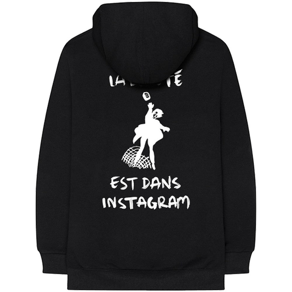 Black - Back - The 1975 Unisex Adult ABIIOR Est Dans Instagram Pullover Hoodie