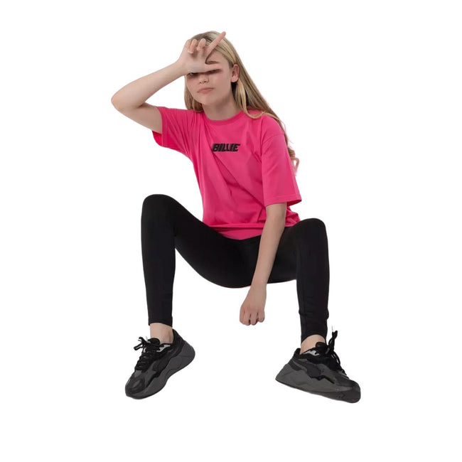 Pink - Pack Shot - Billie Eilish Childrens-Kids Blohsh Racer Logo T-Shirt
